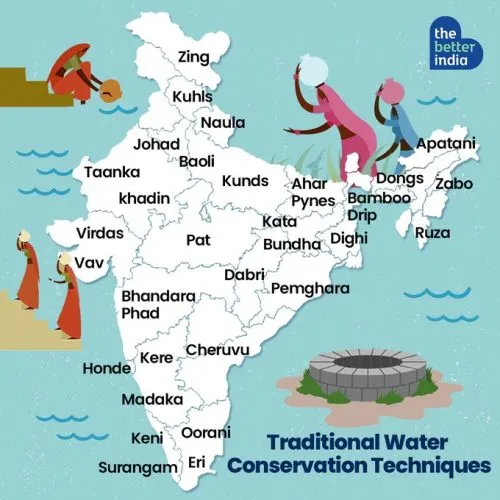 rainwater harvesting map of India