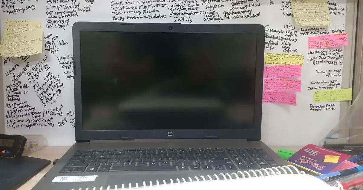 Ayush's study table.