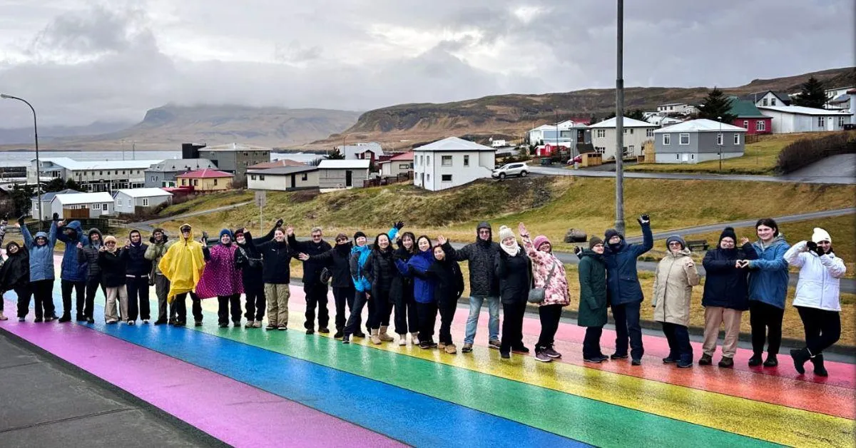 Dr Aninda during her solo journey to Iceland.