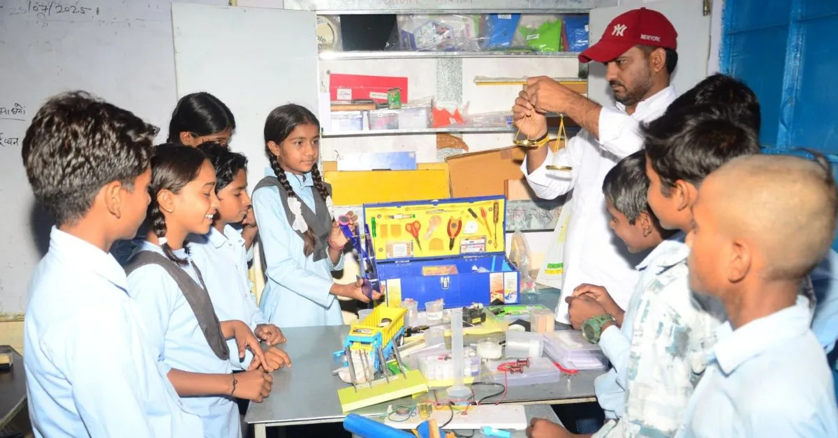 The Saajhi Shiksha Project now reaches 465 children across eight villages in Rajsamand, fostering a community-led learning model.<br />
