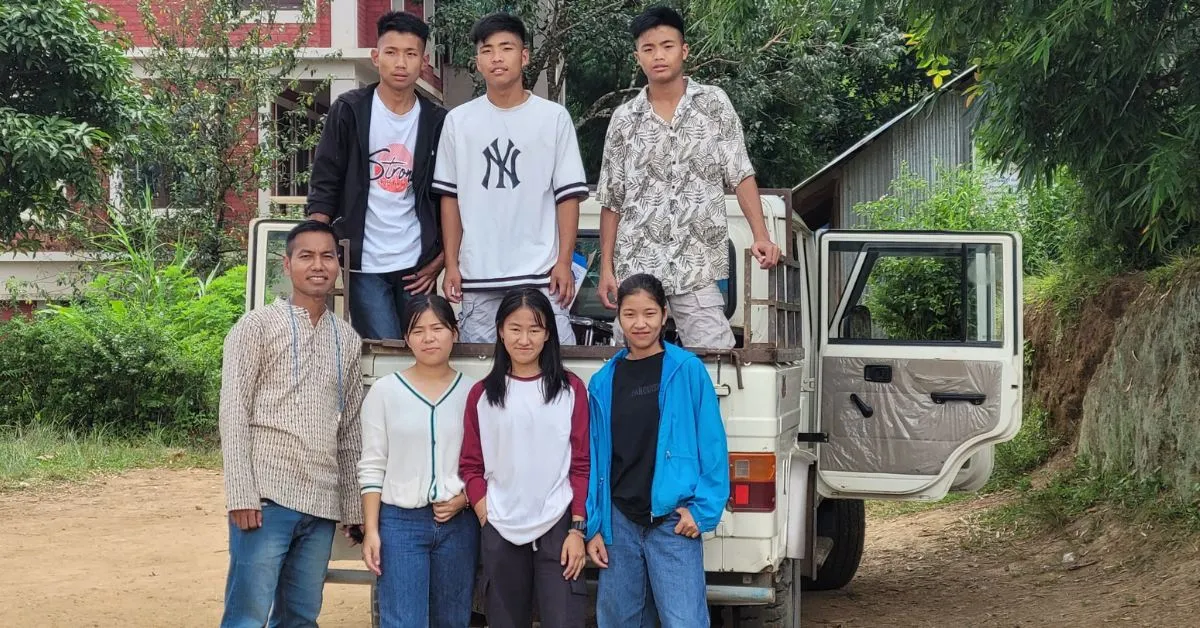 The Friendship Band students with mentor Siam Piate