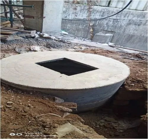 Recharge pit for easy rainwater harvesting