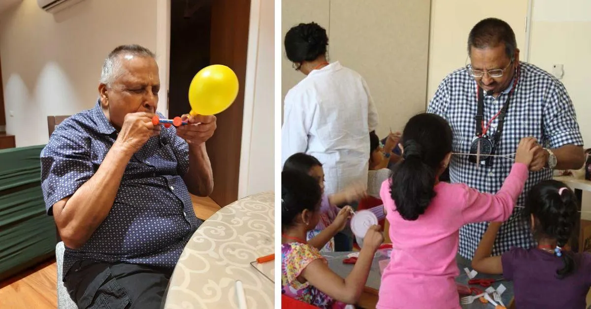 Hari is constantly innovating new experiments so that he can help children understand complex concepts of science 