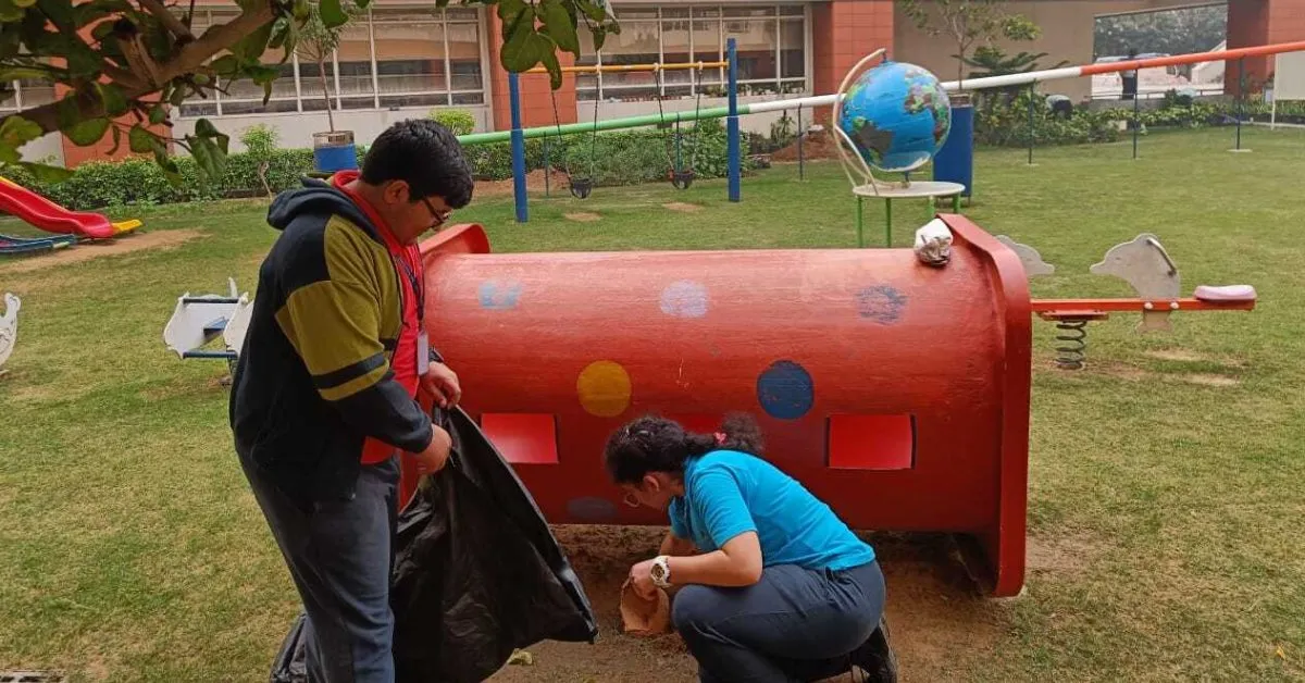 The students of Shiv Nadar School in Gurugram wanted to help the farmers by using technology