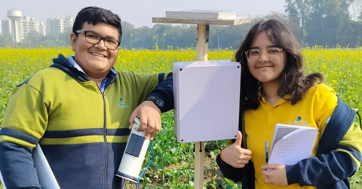All four students worked equally hard to make sure that the device is a success