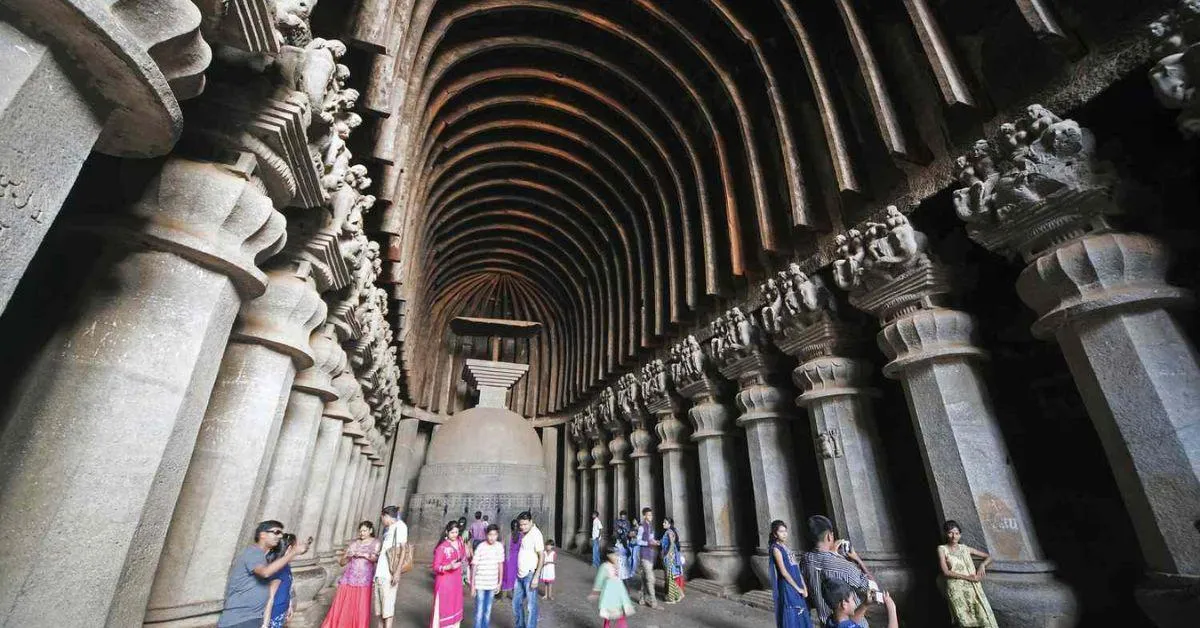 The main cave holds one of India’s largest and oldest chaityagrihas.