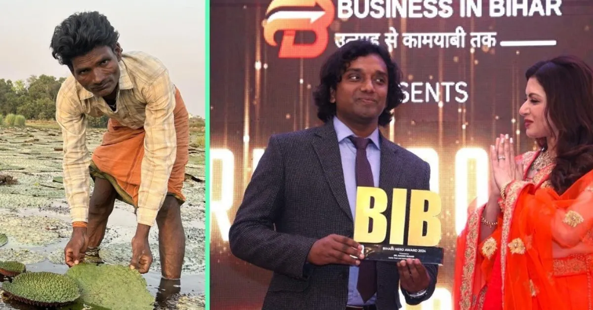 Dr Manoj Kumar created India’s first flood-resistant makhana, raising farmer incomes to Rs 5 lakh a season.