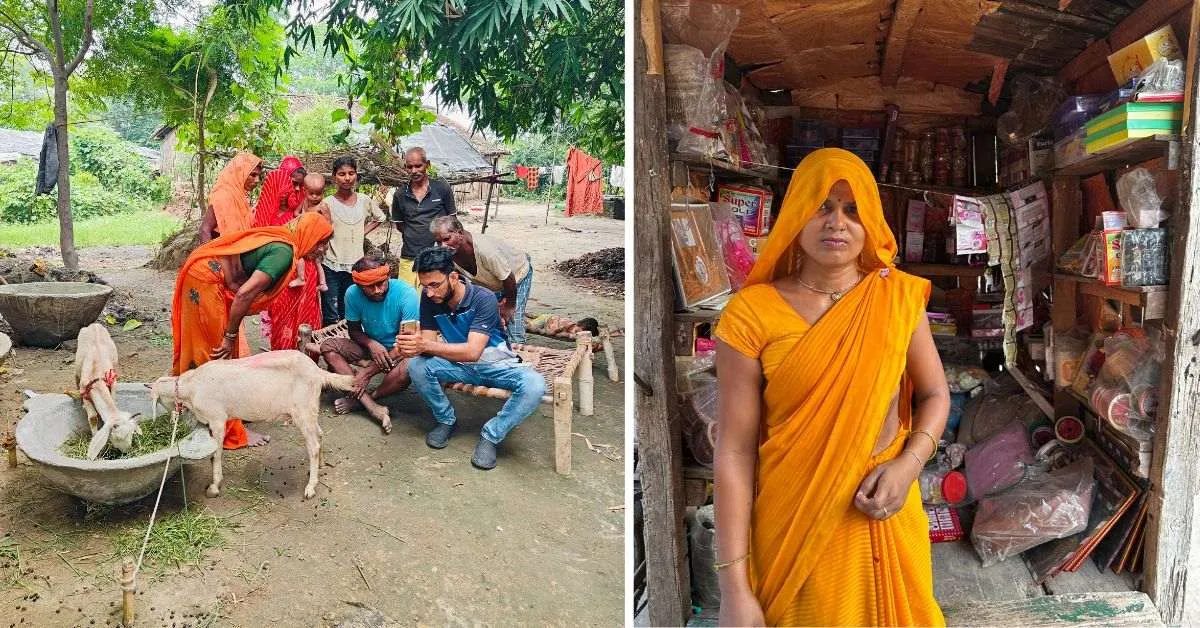 Goat farming and petty shops are some of the businesses that the women choose to engage in 