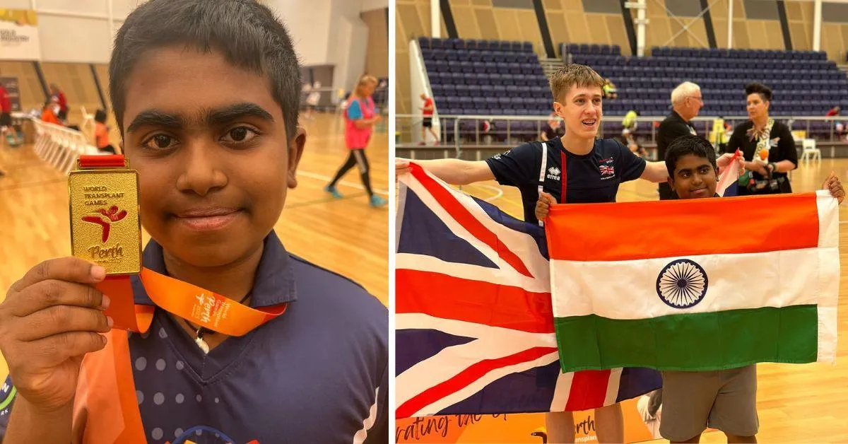 Varun Anand won three gold medals at the World Transplant Games 2023 in Perth 
