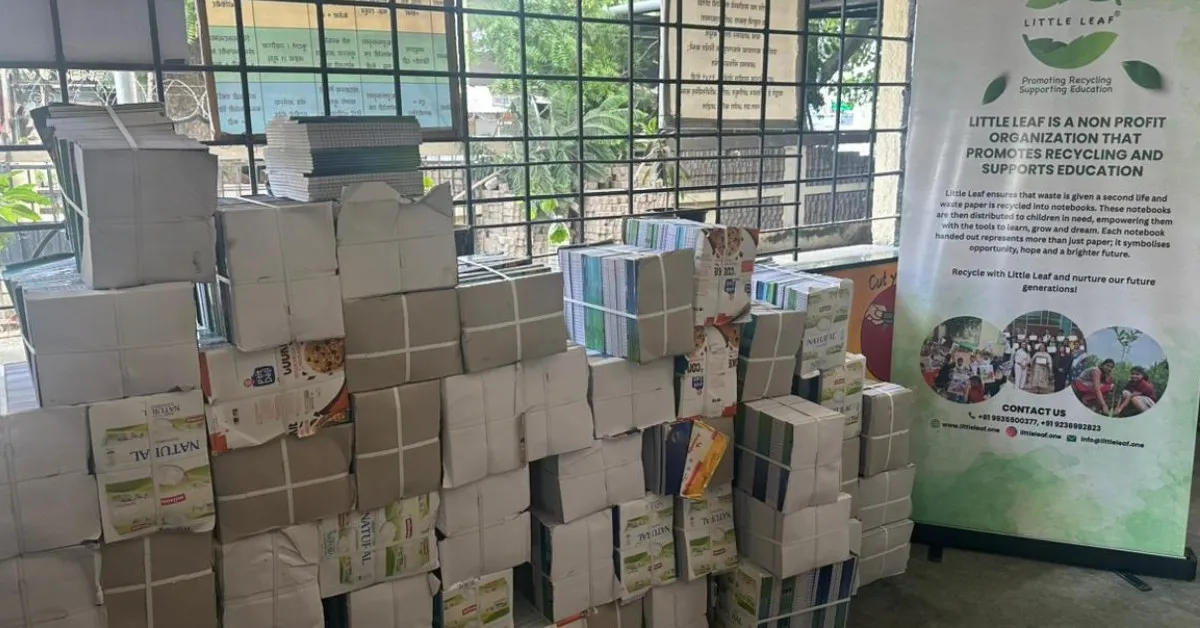 Little Leaf has recycled over 100,000 kilograms of waste paper over the years