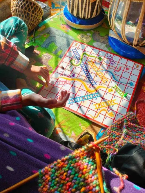 Children learn and heal and grow when playing - so can the parents!<br />
