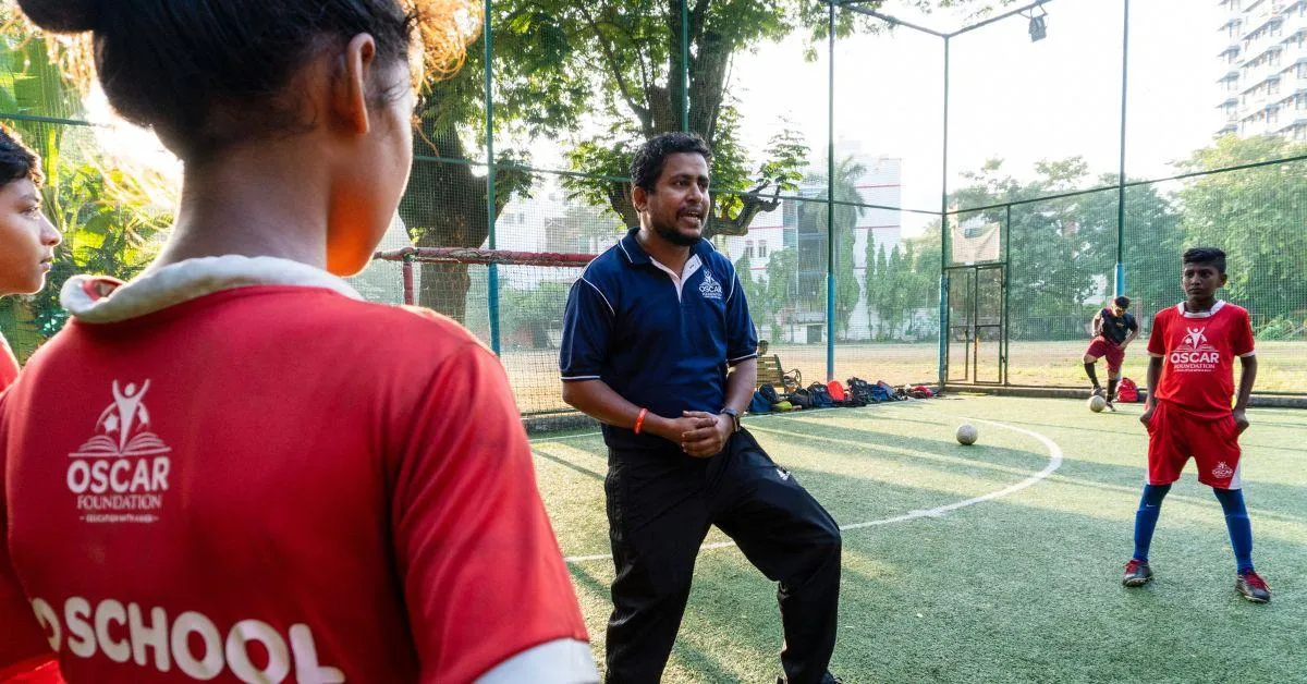 Rathod aims to enrich children’s lives with the discipline, teamwork, and hope derived from football.