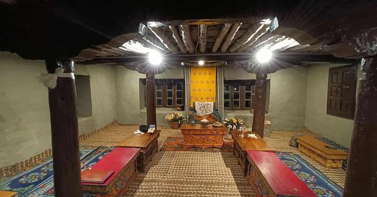 This 80-year-old Lahauli home in Keylong, just 3.5 hours from Manali, blends local architecture with modern comforts 