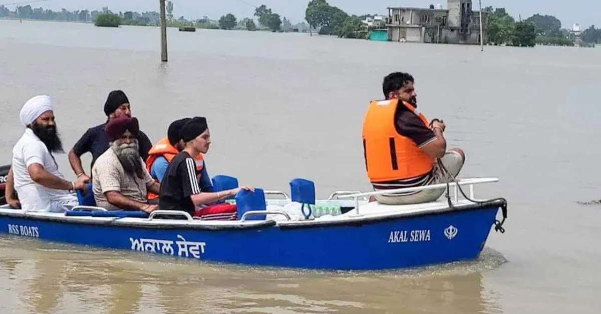 Botas are being deployed to perform rescue operations in flood affected Punjab