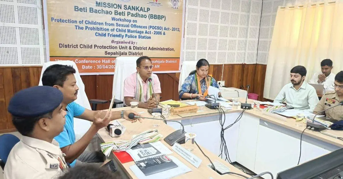 In Sepahijala, IAS officer Siddharth Jaiswal's Mission Sankalp has saved over 100 kids from child marriage.
