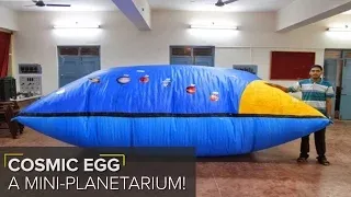 Outer Space in an 'Egg'  Teaches Kids