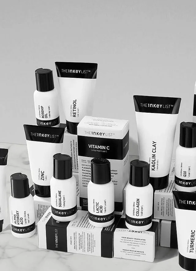 Brands like The Inkey List are putting ingredients at the forefront. 