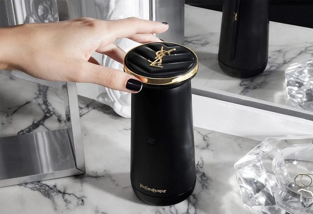 On the Rouge Sur Mesure app, you can scroll through a shade wheel to pin down the perfect colour for you 