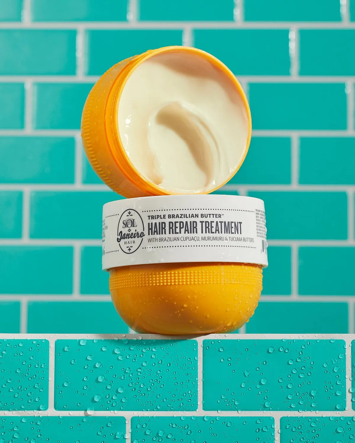 Sol De Janeiro Triple Brazilian Butter Hair Treatment₹ 3,200Shop hereIf your hair is prone to snarly tangles and angry frizz, this mask is the cool-down product you need. It contains cupuaçu and murumuru butters, both rich in omega fatty acids, to boost softness and shine. Plant-based keratin also fuses together split ends, making it a great pick if you’re trying to grow your hair out. 