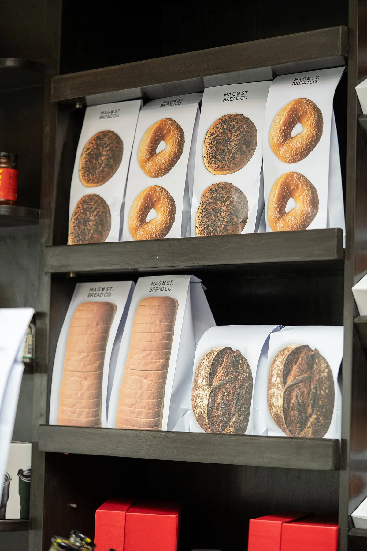 Mag Street Cafe's deli and bakery counter sees a good amount of footprints  