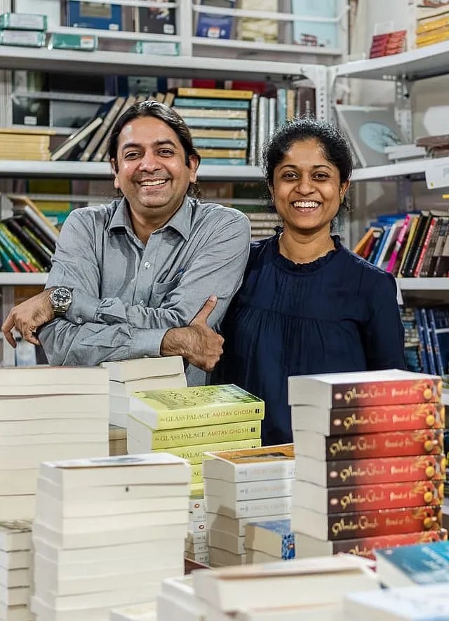 The cheerful and ever helpful owners of Trilogy Curated Bookshop and Library are Meethil Momaya and Ahalya Naidu Momaya  