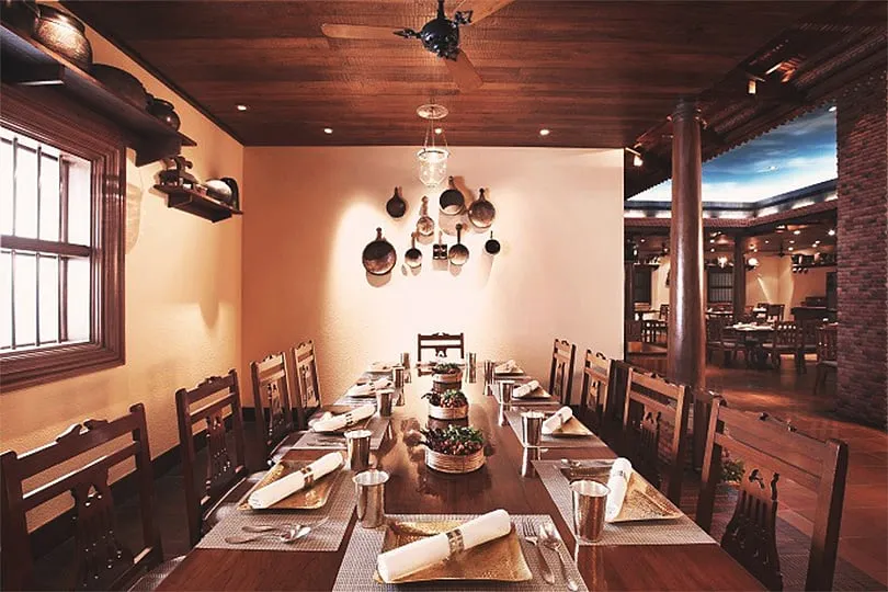 The Konkan Cafe at Taj President: Solomon  wanted the space to resemble a traditional home in Kerala 
