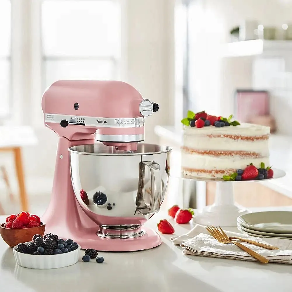 Stand mixerFor an avid baker, the KitchenAid stand mixer is a necessary investment—at least that’s what I tell myself as I contemplate buying the empire-red tilt-head mixer! It comes with standard-issue attachments such as a flat beater, dough hook and whisk, but you can also get more advanced attachments such as a juicer, grinder and a grain mill too. With this gadget, you can easily turn your home kitchen into a mini-patisserie, dishing up everything from cakes, cookies and breads to pizzas, pastas and pancakes. 
