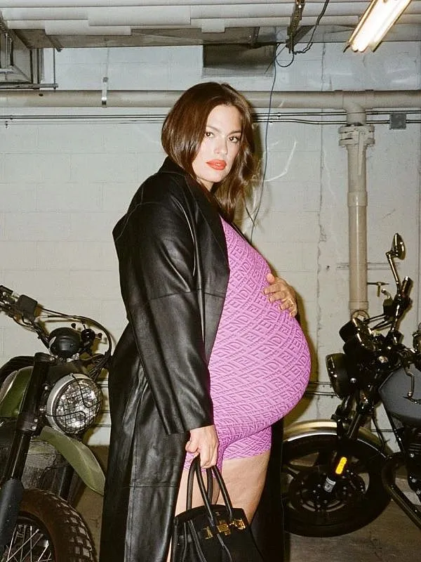 Model Ashley Graham has been vocal about unrealistic pressure that’s placed on expecting mothers 