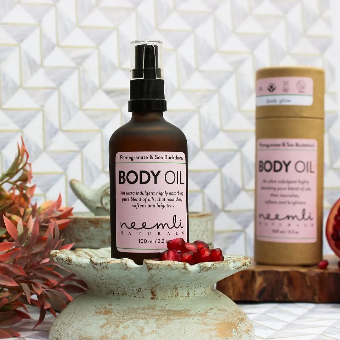 Neemli Naturals Pomegranate and Seabuckthorn OilShop here₹1,950Thanks to its seabuckthorn and pomegranate contents, this fatty acid-rich oil helps to tamp down any flaky bits and soothe dry patches on the skin. It helps maintain the skin’s barrier function too, sealing in hydration and preventing transepidermal moisture loss. Another plus point? It’s super light and gets soaked in within minutes. 