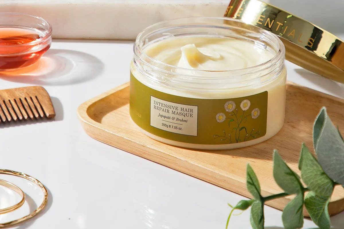 Forest Essentials Intensive Hair Mask Brahmi and Japapatti₹ 1,650Shop hereThis rich, whipped pre-shampoo mask is chock-full of ingredients that’ll hydrate, repair and soothe your scalp: hibiscus to nourish, shikakai to cleanse and brahmi to strengthen. The melting texture of the formula absorbs quickly and totally rinses out, so you don’t have to worry about sticky, goopy strands when you let them air-dry. 