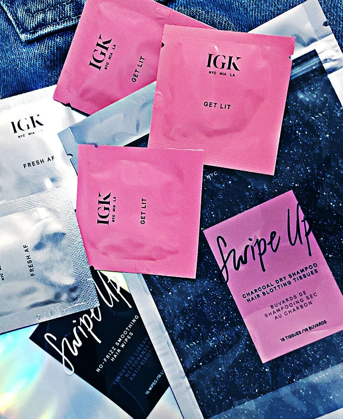 IGK Swipe Up₹ 1,395Shop hereBattling flyaways that are messing with your sleek buns or your high ponytail? These smoothing wipes are enriched with avocado and camellia oil—just swipe from root to tip (or any particularly frizzy areas) to leave hair smooth and shiny without weighing it down. Out at a party or have a long commute before you reach work? Just pop these in your bag for an SOS smooth-down. 