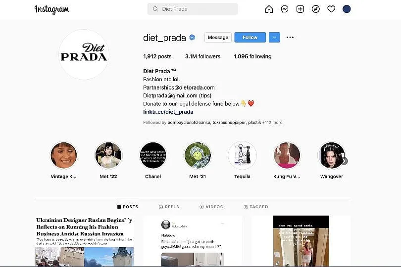 The advancement of social media gave rise to a new brand of watchdog accounts that became self-proclaimed truth-tellers, such as Diet Prada 