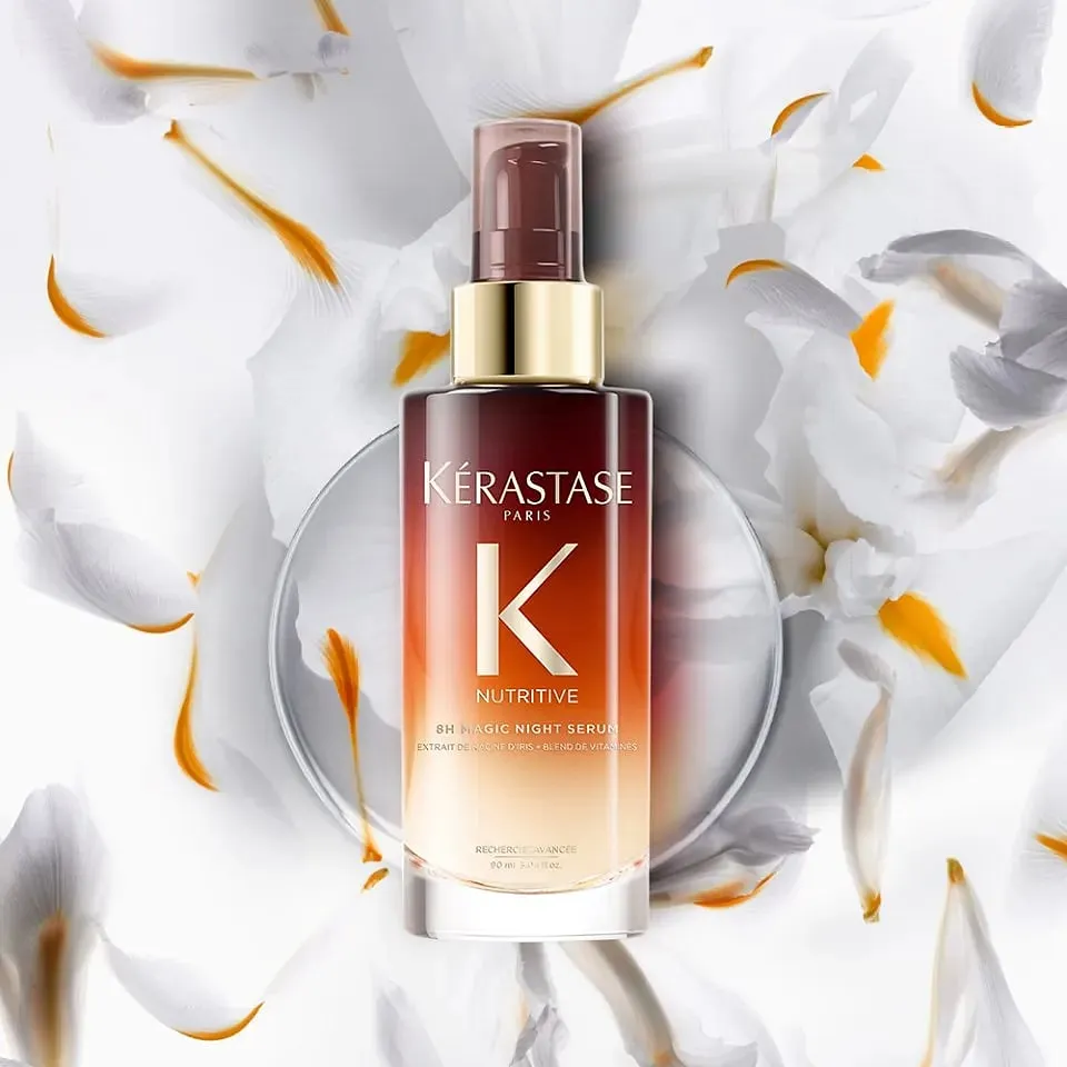 Kérastase Nutritive 8hr Magic Night Serum₹ 3,500Shop hereThey call it beauty sleep for a reason, and this hair serum really helps you get there. It is a lightweight formula that fortifies hair fibres with Vitamin B and iris rhizome extract. The creamy texture sinks in immediately, so neither will you stain your pillow case, and nor will you wake up with matted, greasy hair. Instead, your strands look freshly washed and super silky, which is exactly what you’re looking for. 
