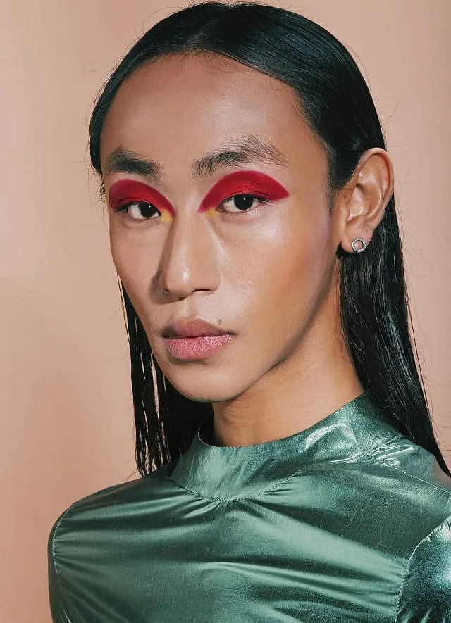 Khup S Hangsing, a non-binary model, is now represented by A Little Fly. Image: Instagram.com/genderbendingsince95 