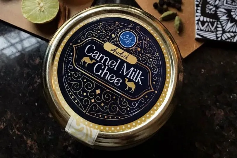 Aadvik's products are made from camel milk, which is sourced from herders from Rajasthan and Gujarat 