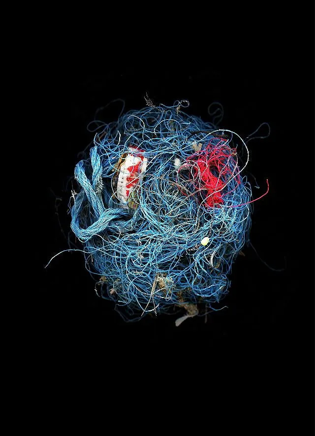 Artist Mandy Barker is known for her work that addresses the critical issue of marine plastic debris in our oceans; Image: Sunaparanta  