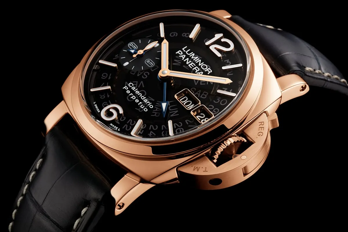 The new Luminor GoldtechTM Calendario Perpetuo is a limited-edition watch available in only 33 pieces, whose purchasers will be invited to Florence to experience Panerai heritage first-hand 