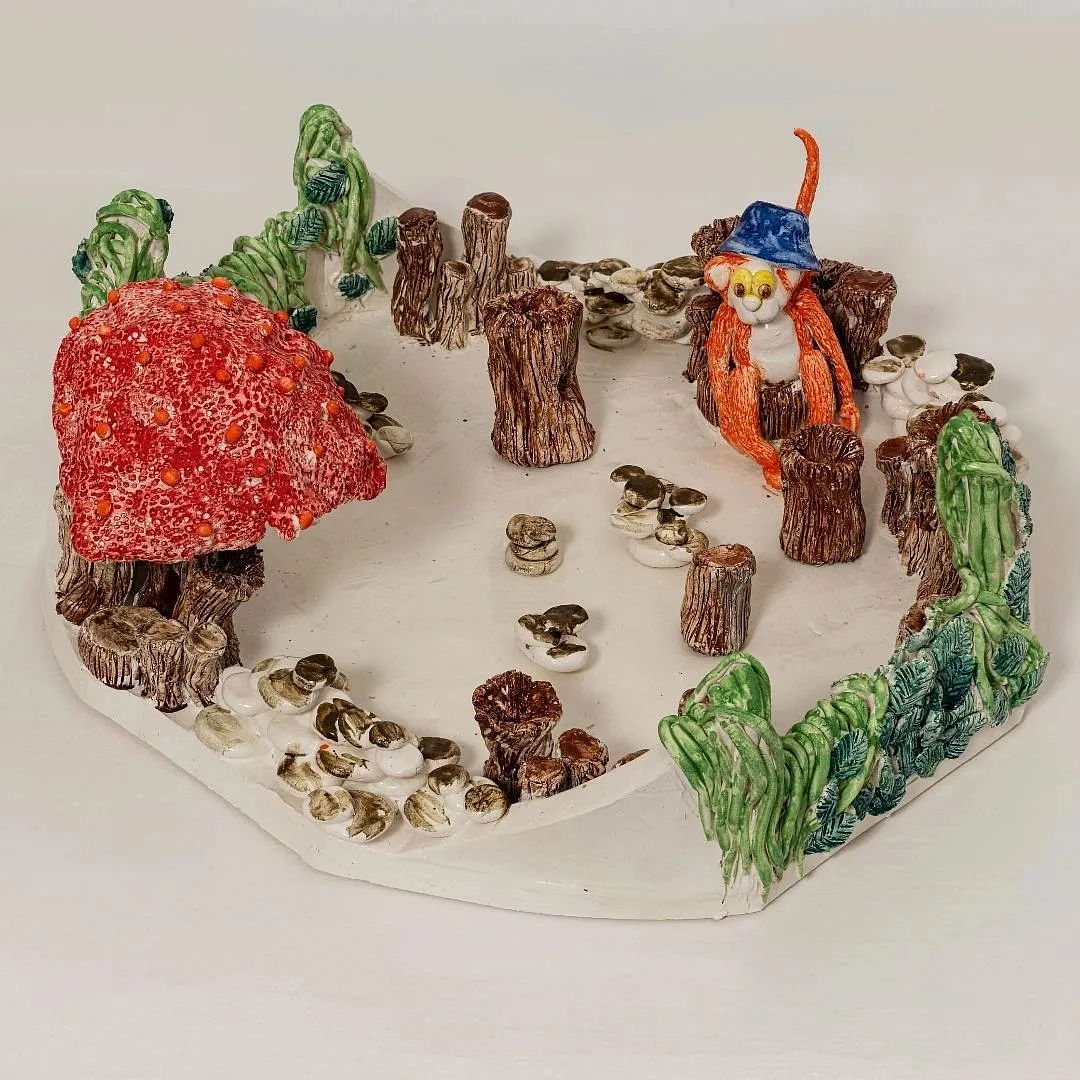 Vinita Mungi's work pushes the boundaries of cermaic materials; Image: Chemould CoLab 