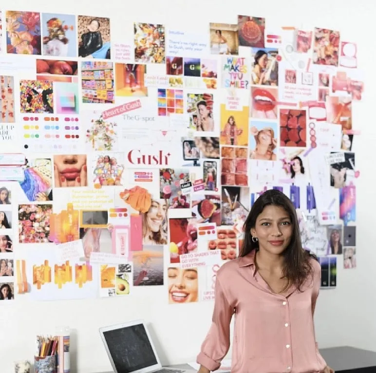Sheil Jain launched Gush in 2020 and has since had four SKUs that all tell the same story: make-up should be fun, uncomplicated and meant for everyone. 