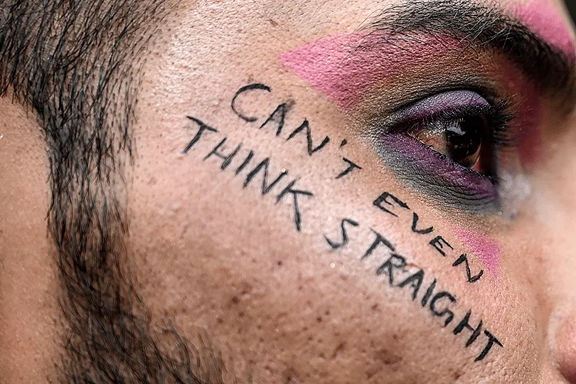A viral post about this guy who only wants to have sex with people from the Scheduled Castes and Muslims, thereby fetishising them. Image: Getty 
