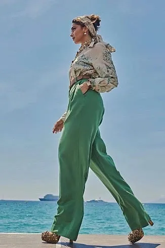 Deepika Padukone's printed shirt by Sabyasachi Mukherjee was trolled because it looked like the coffee cups from  his collab with Starbucks 