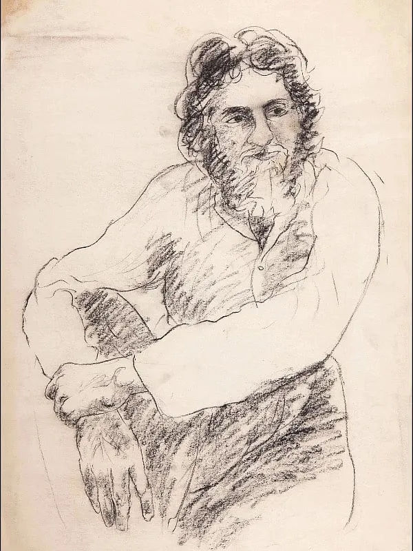 Manjit Bawa, Untitled (A self portrait of the late artist) 