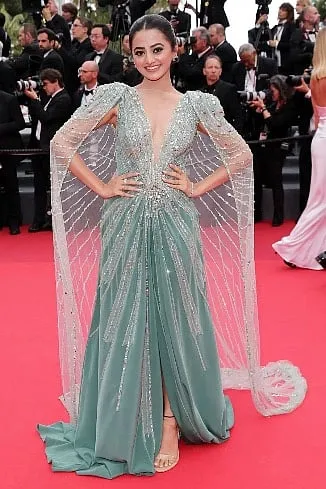 Helly Shah was spotted in a frosty Ziad Nakad gown 