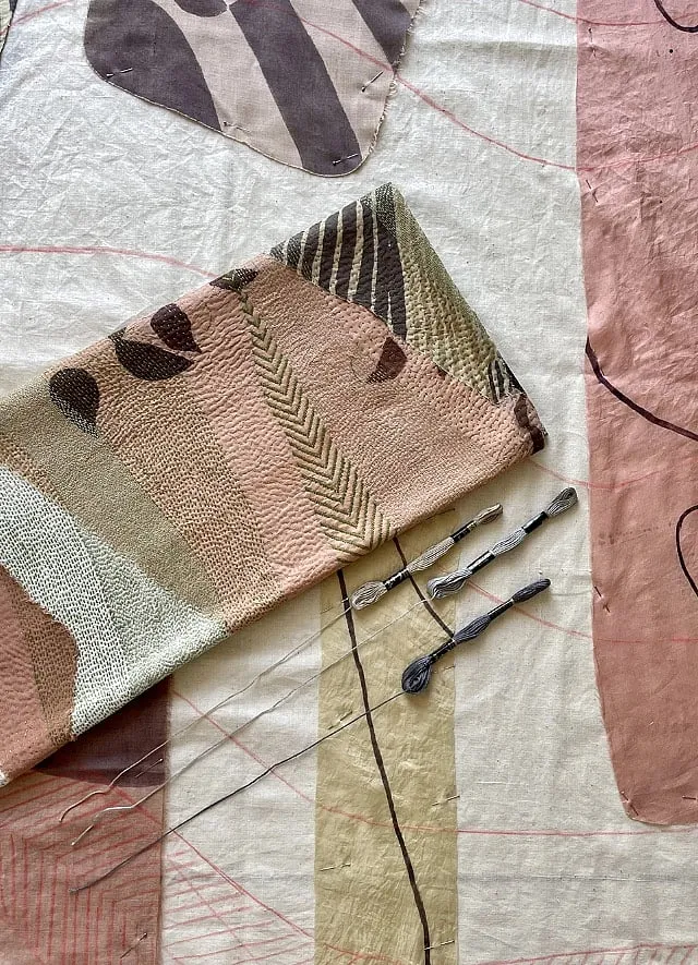 The ‘Ridham’ collection derives inspiration from the slow, deliberate stitches that were always a mainstay of Indian sewing 