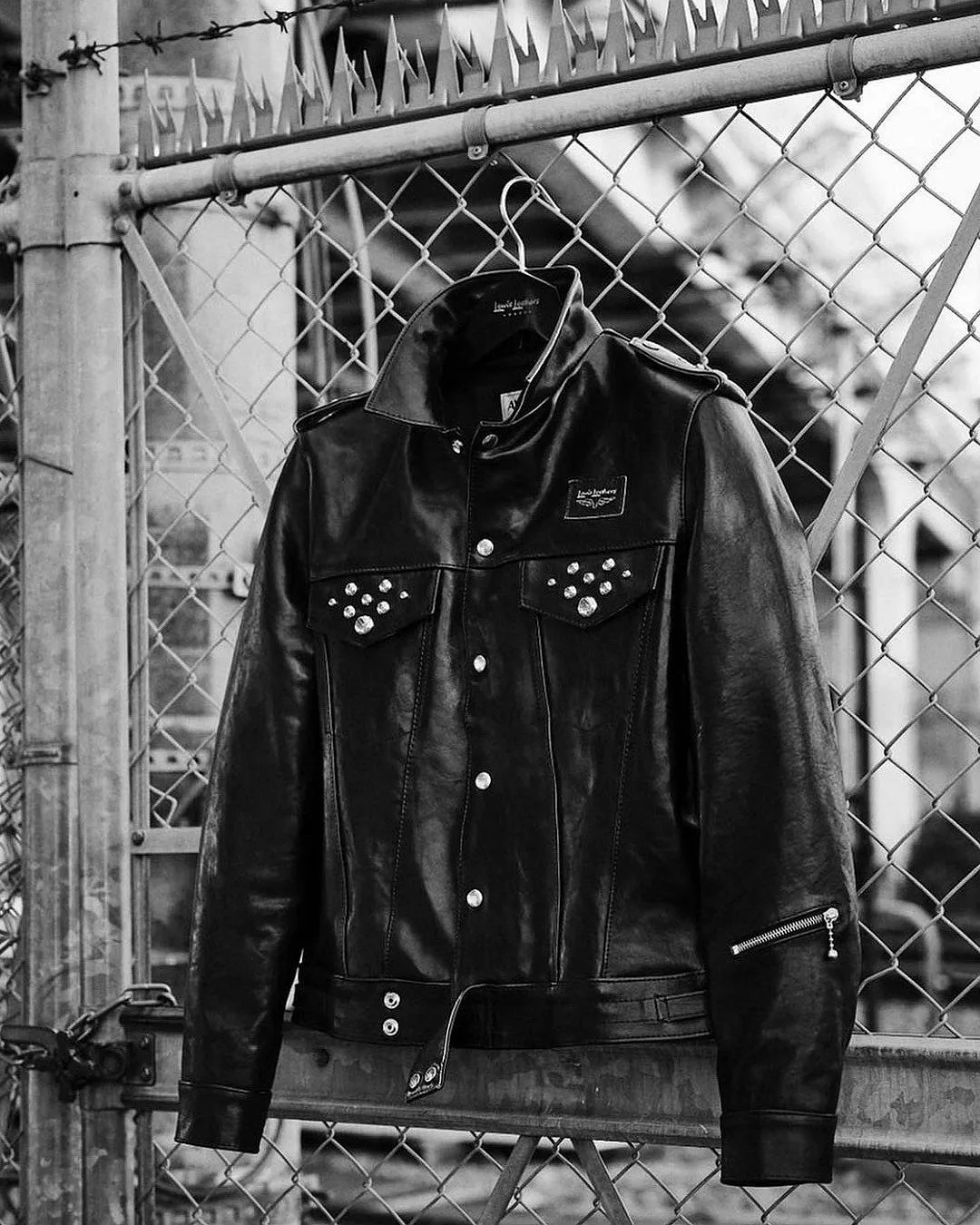 When the War ended in 1945, began selling leather jackets to post-War Britain’s burgeoning motorcycle brigade. Image: Lewis Leathers 