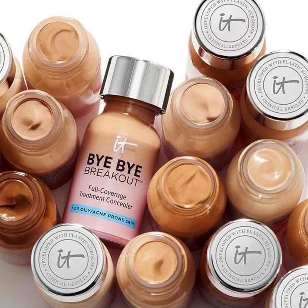IT Cosmetics Bye Bye Breakout₹2,700Shop hereIf you’ve got breakouts, you don’t want to layer on thick concealer that’ll make the red, angry spot get even more irritated—and look more dramatic than it did before. This concealer is infused with peptides and hydrolysed collagen, as well as oil-absorbing zinc oxide, kaolin clay, witch hazel, tea tree, sulphur and a gentle complex of alpha- and beta-hydroxy acids to exfoliate and clear the skin while you cover up blemishes without stressing your skin out. Think of it like a two-in-one that’ll give you the long-term benefits you want with the immediate gratification you need. 
