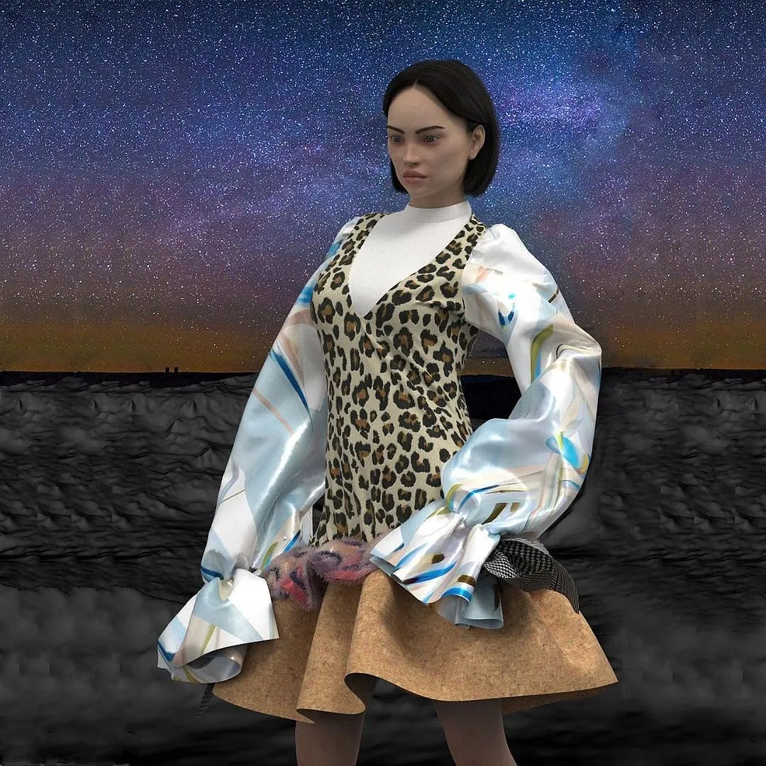 Sidharth Sinha's digital rendition of his collection for Mercedes Benz Fashion Week Russia 2021 
