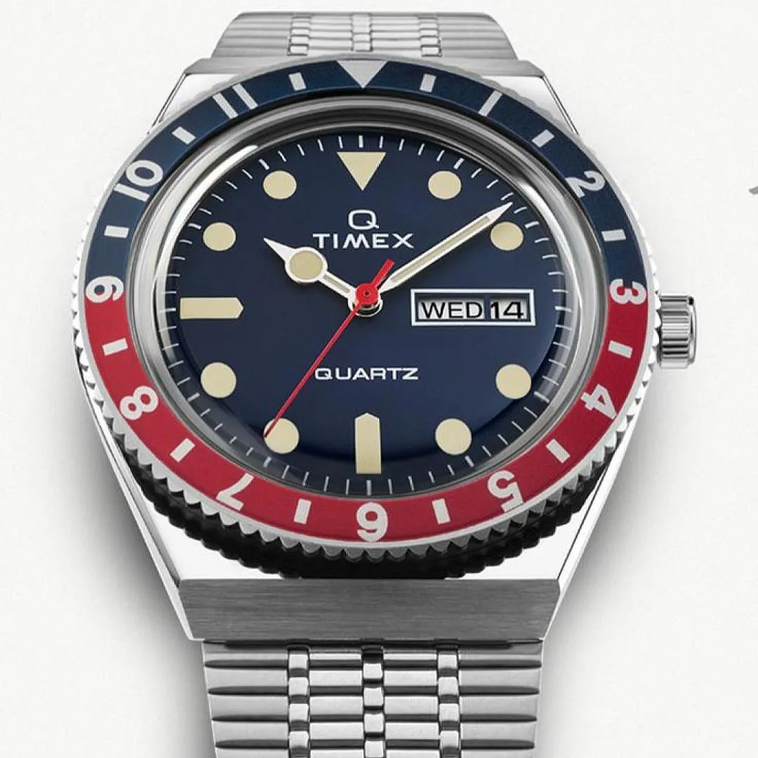 The Q is one such reissue, and is an updated take on the Q Timex collection from the 1970s 