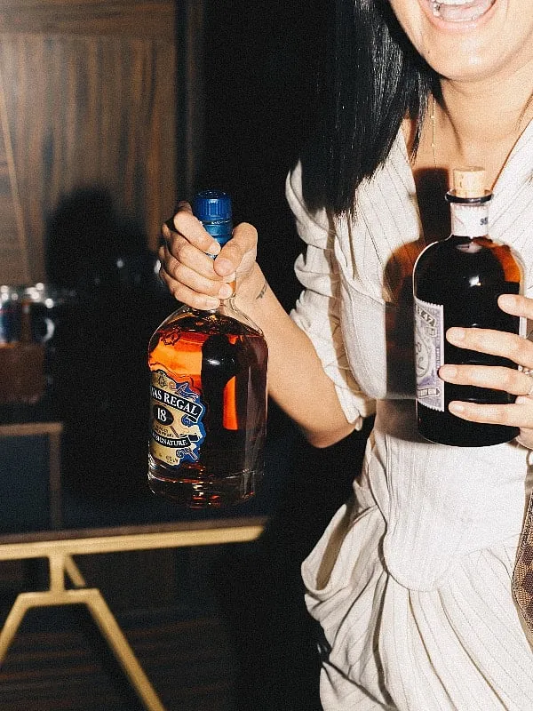 Chivas18 was the tipple of the evening. Image: Eeshani Mitra 