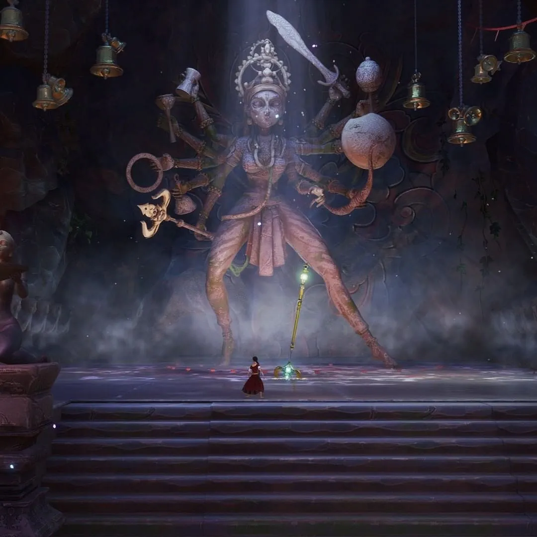 Inspired by Hindu folklore and the medieval architecture of Rajasthan, Raji is a story of a young girl facing off against demons to rescue her brother 